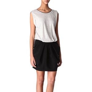 Maje silver & black dress: new with tags